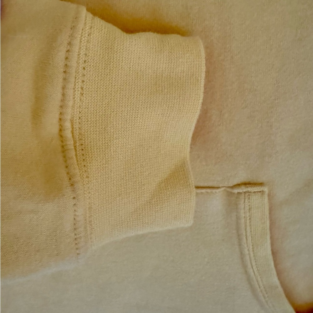 Yellow Champion Sport Size M Michigan Wolverines Hoodie - Picture 4 of 7